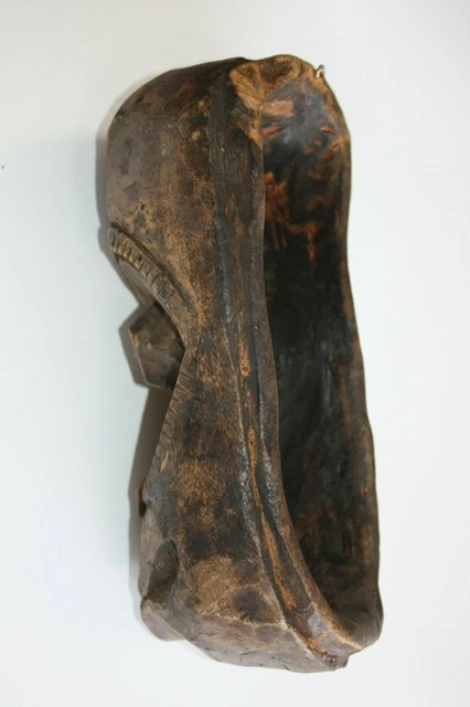 Ibibio Ekpo Society Hand Carved Ceremonial Tribal African Wood Mask Nigeria Rare 9