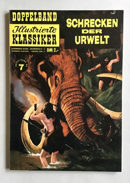 Illustrierte Klassiker Doppelband Nr.7 BSV Schrecken der Urwelt Zustand 1-2