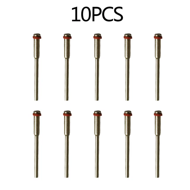 10pcs Diamond Grinding Shank Mandrel Cut-off Wheel Rotary Arbors Shaft 3mm OK
