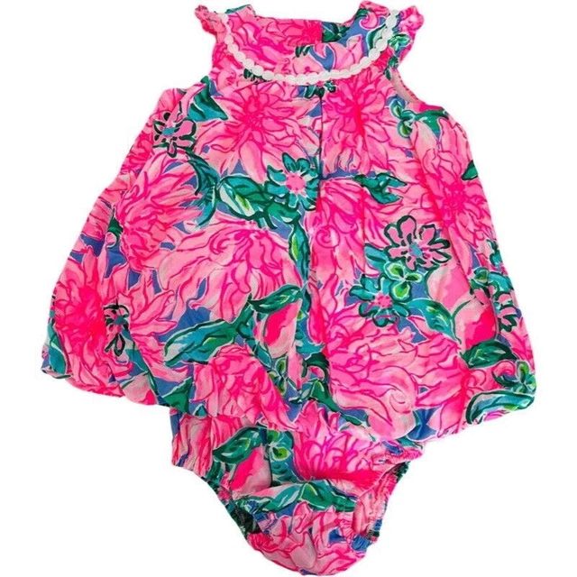 Lilly Pulitzer Baby Paloma Bubble Dress Size 12-18 Months
