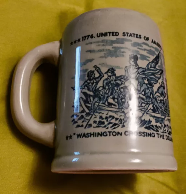 1976 United States Of America Bi Centenary Stein Mug Washington Made In Japan Us