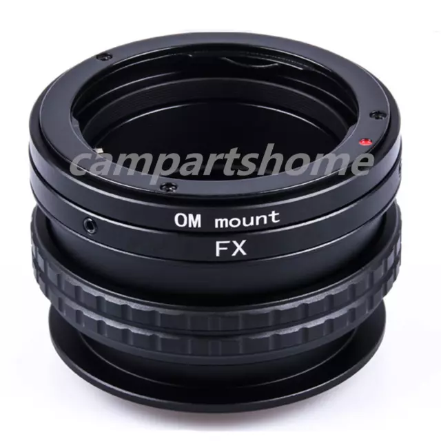 Macro focusing helicoid Olympus OM Lens to Fujifilm Fuji FX x-mount Tube adapter