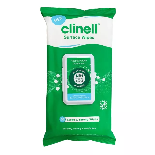 Clinell Universal Wipes 30 Pack