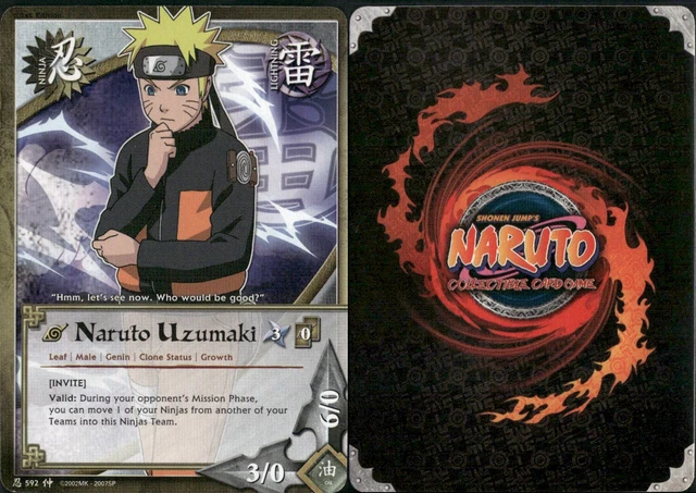 NARUTO CCG NARUTO Uzumaki 288 Battle Of Destiny Super Rare