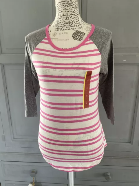 Ladies/Girls Striped Mossimo Top Size Small