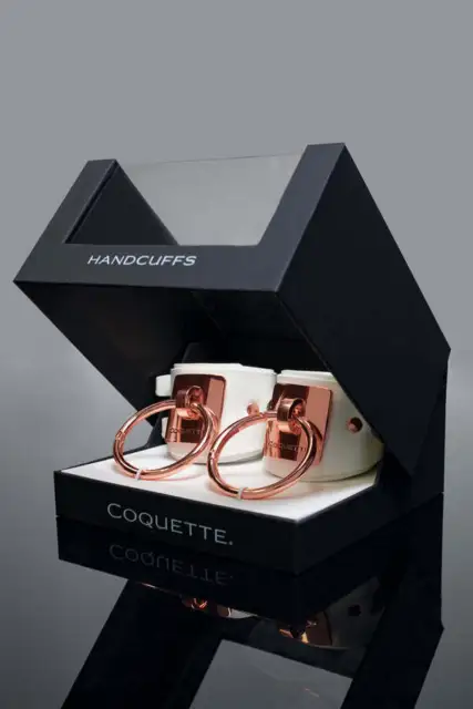 Coquette Pleasure Collection Adjustable Accessory - White/Rose Gold