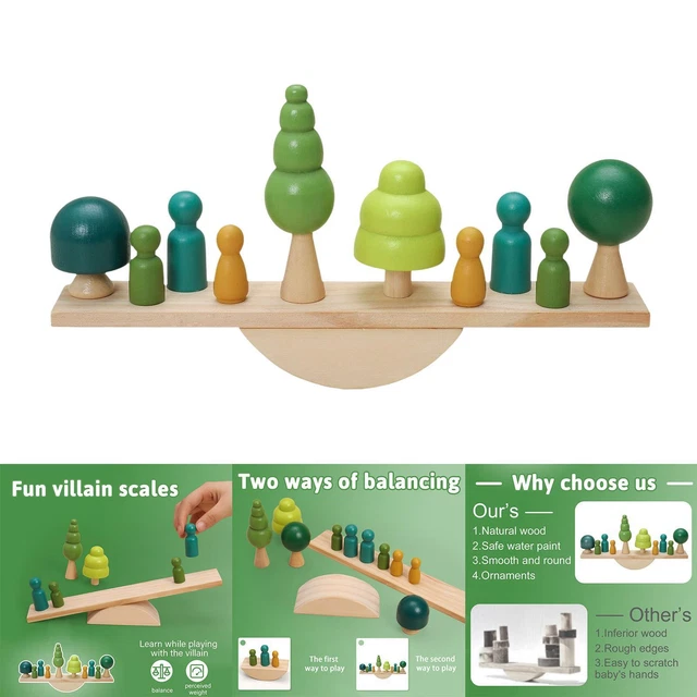 BALANCE SCALE TOY Early Educational Toy Skill Motors for Kids Holiday ...