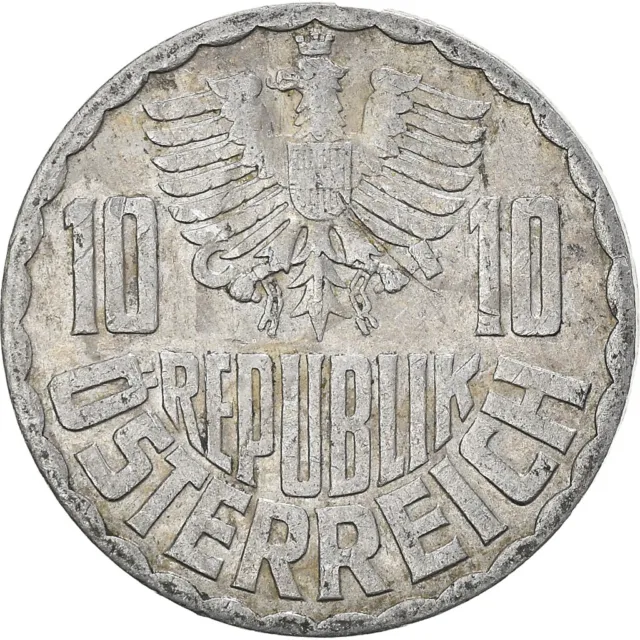 [#958382] Coin, Austria, 10 Groschen, 1974, Vienna, VF, Aluminum, KM:2878