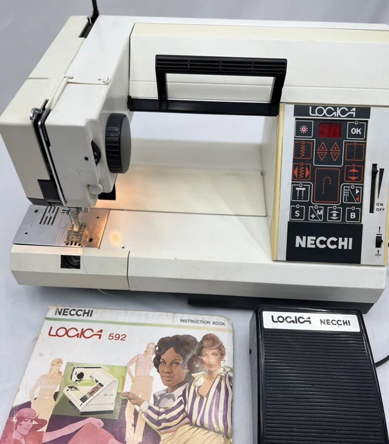 LOGICA NECCHI 592 Computerized Sewing Machine Original Pedal with
