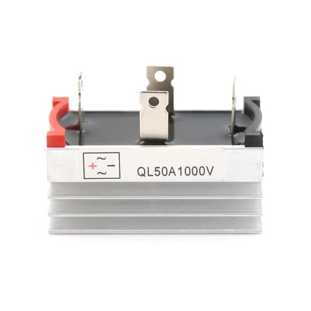 Aluminum Heatsink Base Single Phase Bridge Rectifier Diode 50A 1000 9F-tz