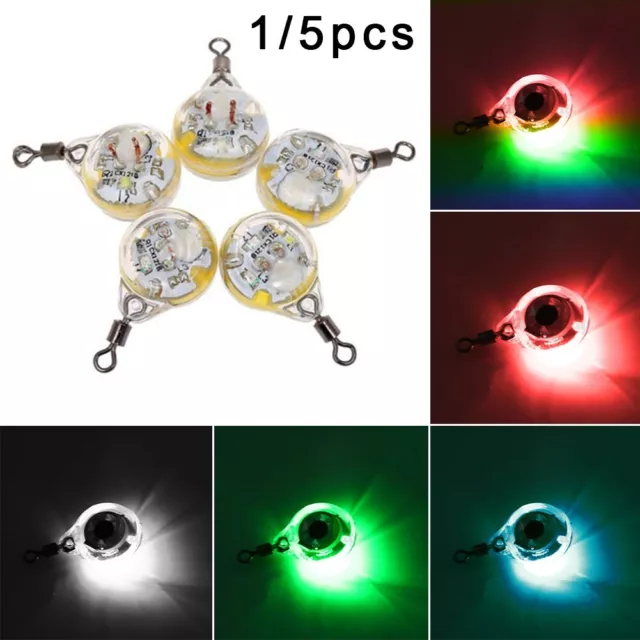 PERFECT UNDERWATER FISHING Accessory - Pack of 5 LED Flashing Fishing  Lights £4.63 - PicClick UK