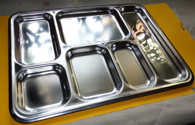 Plateau Repas En Inox De Fabrication Francaise Bourgeat En Isere  Pour L'armee F
