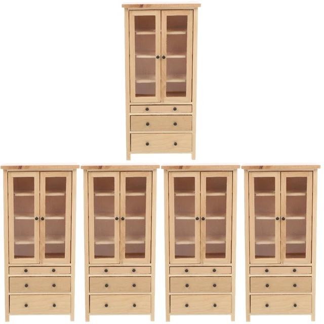 Sharplace Puppenhaus Lautsprecher Set 1:12 - Retro Miniatur Möbel Für Puppenhaus Deko