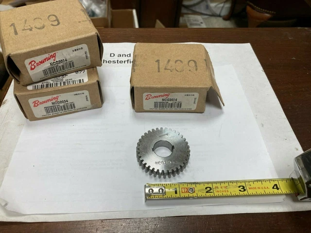 Browning NCG2034, Steel Change Gear, 34 Teeth, 5/8" Bore, 3/8" Face