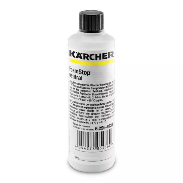 KÄRCHER FOAMSTOP Neutral , 0,125 L für Waschsauger ,  6.295-873