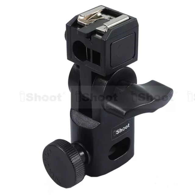 Hot Shoe Mount Flash Bracket/Umbrella Holder for Canon Nikon Pentax Olympus Metz
