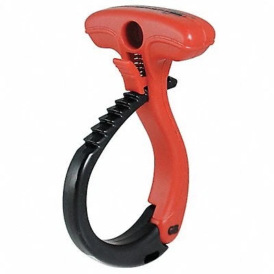 Gardner Bender Cable Wraptor: 4 in Max. Bundle Dia., Stainless Steel, Black/Red