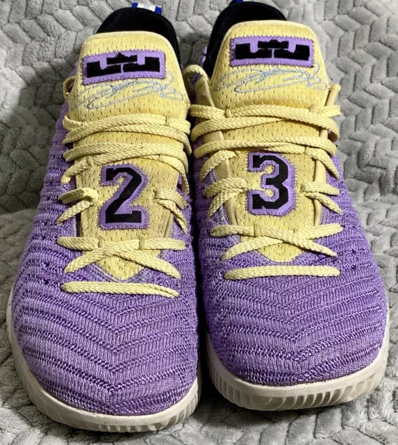 Size 8.5 - Nike LeBron 16 Lakers Heritage 2019