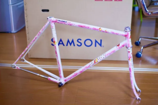 COLUMBUS SAMSON NJS Sakura Marble Color Bicycle Racing Frame