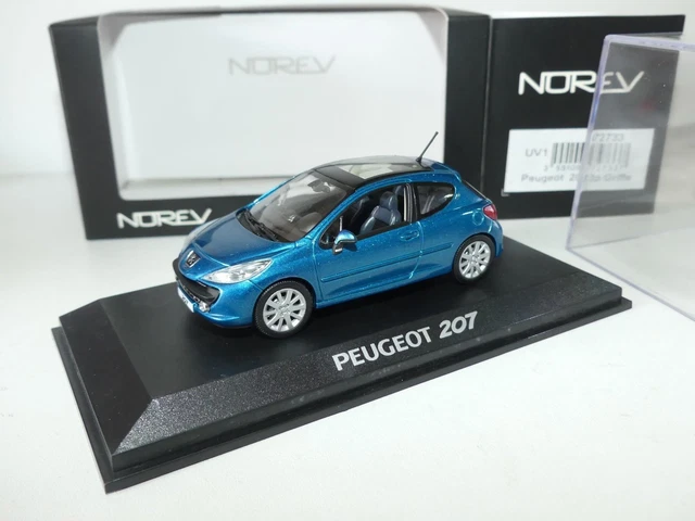 Peugeot 207 Féline 3 Portes 2006 Rouge – Miniature Norev 1/43, Occasion