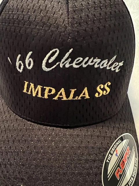 1966 Chevy Impala SS Hat Cap FlexFit Lids Muscle Car Super Sport Jersey Mesh