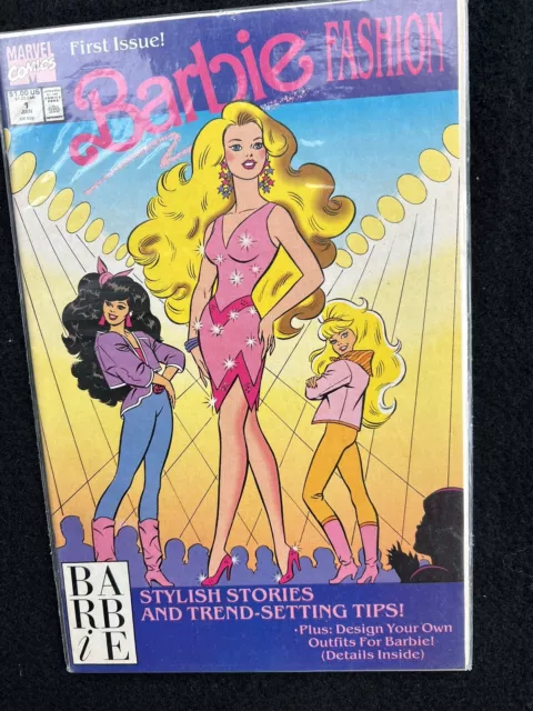 BARBIE FASHION #1 Sealed - NM to M - 1991 Marvel Comics - JOHN ROMITA  Cover art