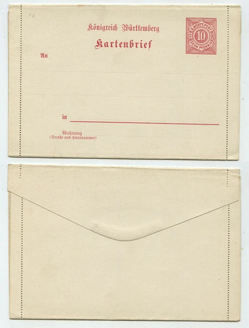 95970 - Ganzsache K 1 - Kartenbrief - ungebraucht