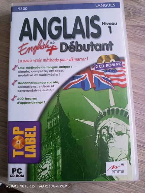 Jeu PC Adibou Découvre L'Anglais – CD-ROM 4-8 Ans – Apprendre En S'amusant – Mindscape