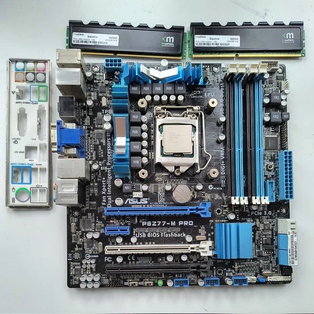 P877 ASUS P8Z77-M PRO Motherboard + i5-3570K Intel CPU + 2x8GB memory £21.51 ...