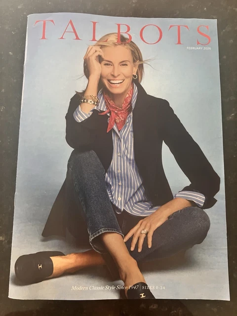 TALBOTS CATALOG FEBRUARY 2026 Brand New With Address Label £24.66 ...