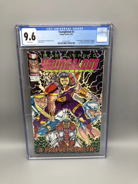 Youngblood #2 (1992) Pink Cover 1st App Shadowhawk & Prophet CGC 9.6 NM+