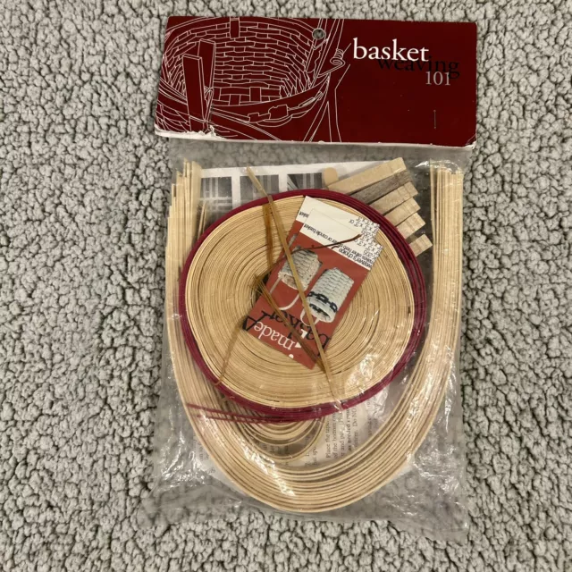 Cesta De Tejido 101 -- Kit De Cesta De Mercado Beths