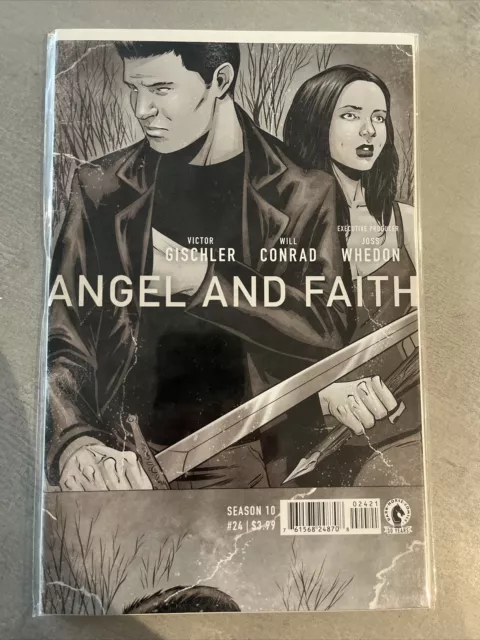 Dark Horse Comics Buffy Angel & Faith Season 10 #24 Norton Black & White Variant