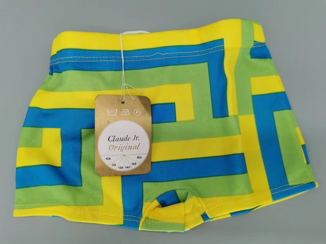 Costumi da bagno originali anni 70 pantaloncini ragazzi anni 70 taglia 140 134 vintage retrò mai indossati anni 60