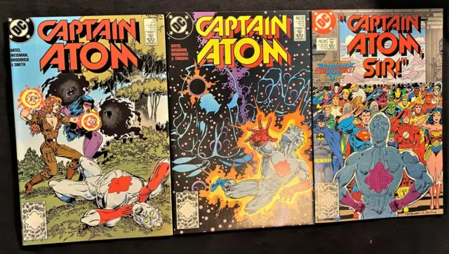 DC Captain Atom  #22-24  Dec.-Feb. 1988/89  Copper Age Comics   9.0 VF/NM