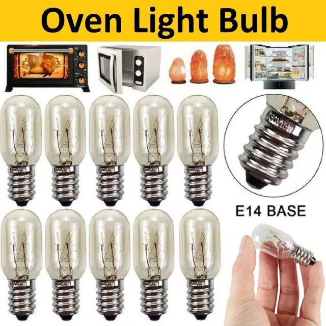 Himalayan Salt Lamp Globe Light Replacement Bulb 220-240V 7W 300°C Screw E14 Set