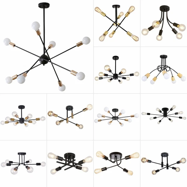 Postmodern Pendant Light Chandelier Fixture Nordic Ceiling Sputnik Hanging Lamp