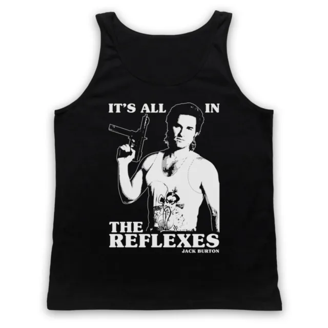 Big Trouble Little China Jack Burton All In Reflexes Adults Vest Tank Top