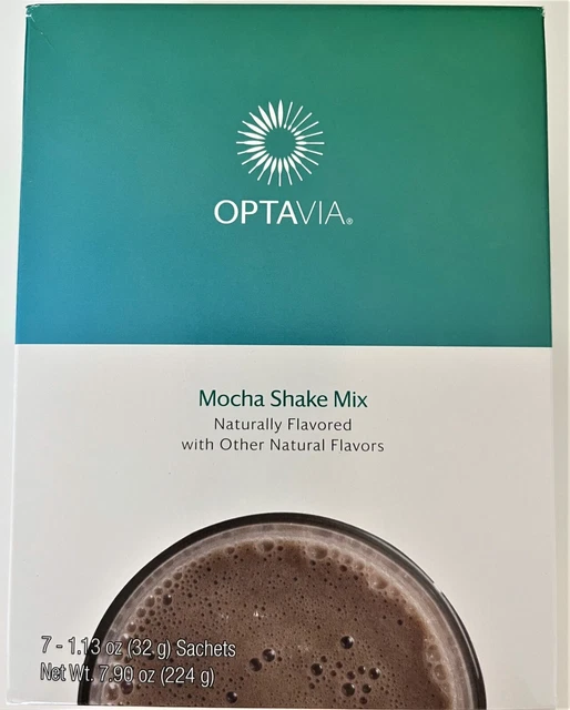 Optavia Mocha Shake Mix - 7- ¡Nuevo! Expiración 23/01/2024