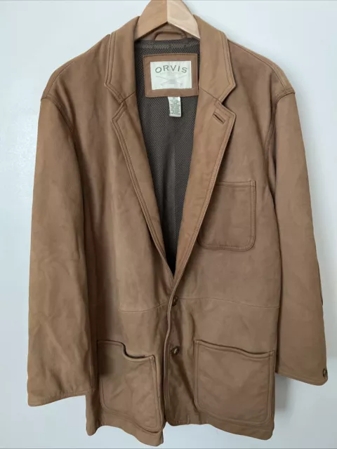 ORVIS BANDERA LEATHER Jacket 120.00 PicClick UK