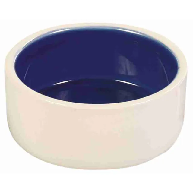 Trixie Bol en céramique crème/Bleu 035 l/Ø 12 cm