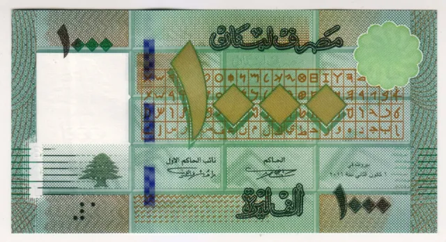 2004 Liban Lebanon 1000 Livres UNC - Low Start - Paper Money Banknotes Currency