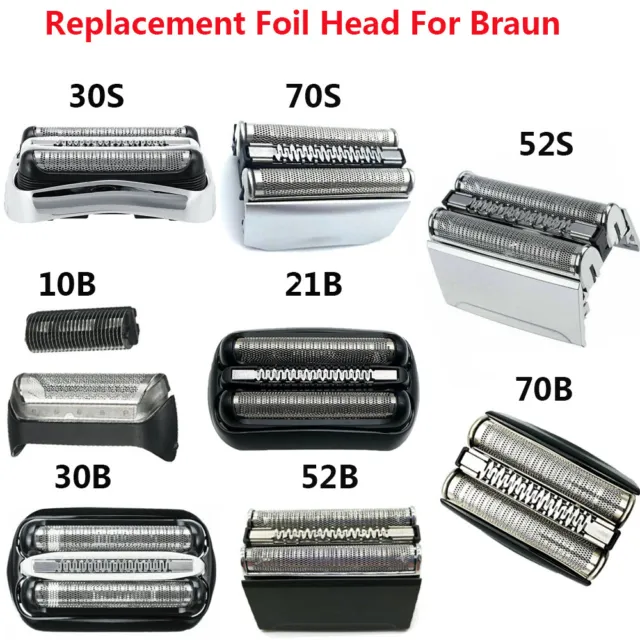 Shaver Razor Replacement Foil Head For Braun Series 3/7 32B 32S 21B 70B 70S MU