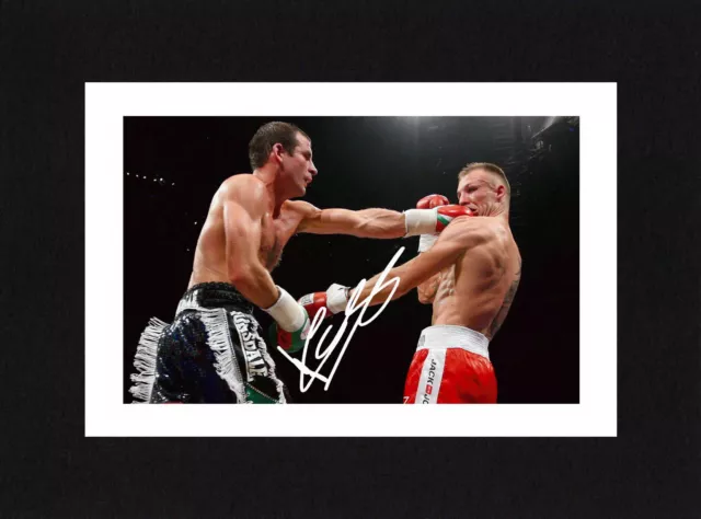8X6 Mount JOE CALZAGHE Signed Autograph PHOTO Boxing Print Ready to Frame