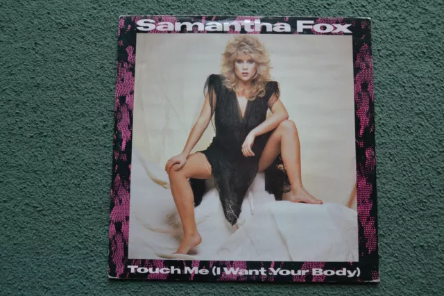 Samantha Fox – Touch Me (I Want Your Body) 12'' Vinyl 1986 Jive – Foxy T 1