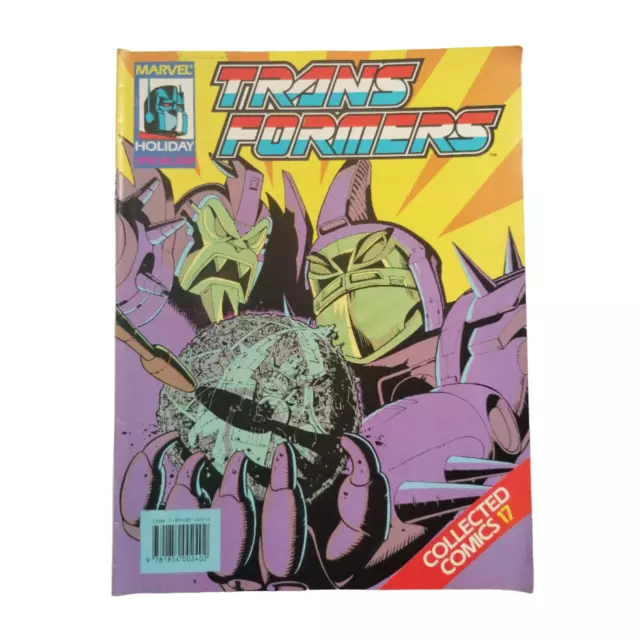 Transformers UK Collected Comics 17 Holiday Special 1990 Marvel UK G1 MTMTE