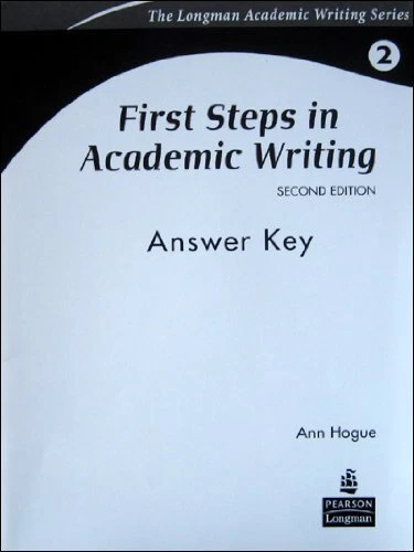 First Steps In Academic Writing Answer Key **Brand New**