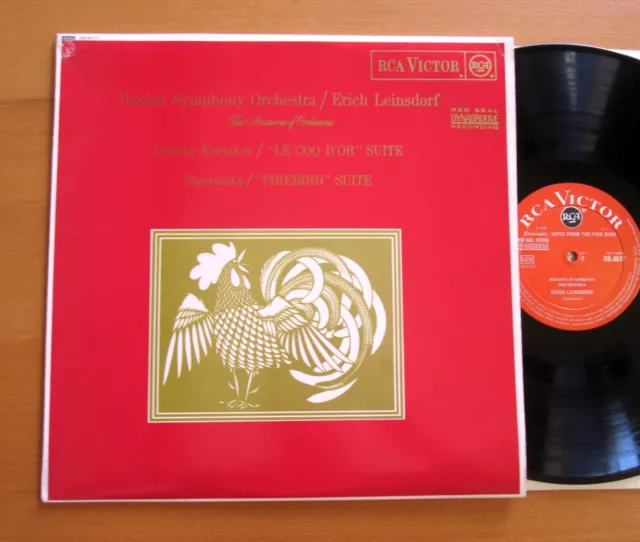 SB-6617 ED1 Eric Leinsdorf Le Coq D'Or Firebird Suite RCA 1st B/S Grooved NM