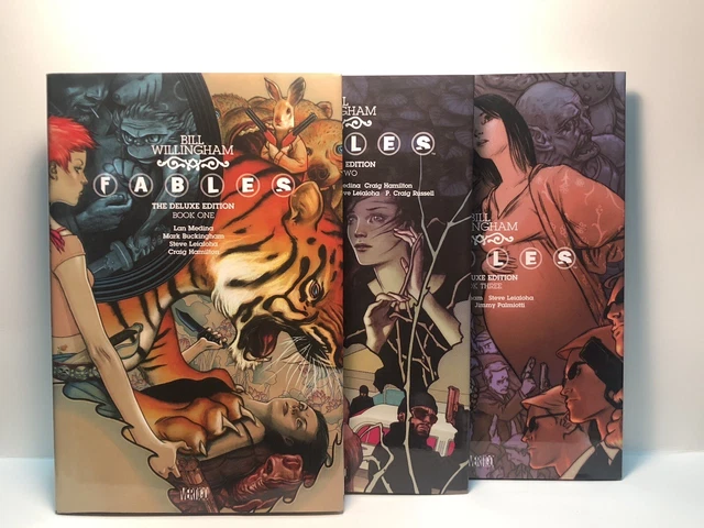 Fables Deluxe Edition Volumes 1-3 Excellent Condition (New) Vertigo TPB Novels