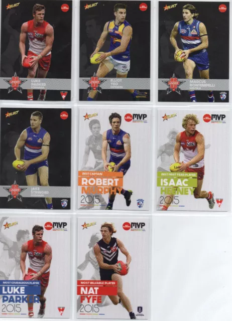 2015 Afl Aflpa Mvp Best Under 22 Awards Bulk Lot Set Cards - Pick Your Card/S